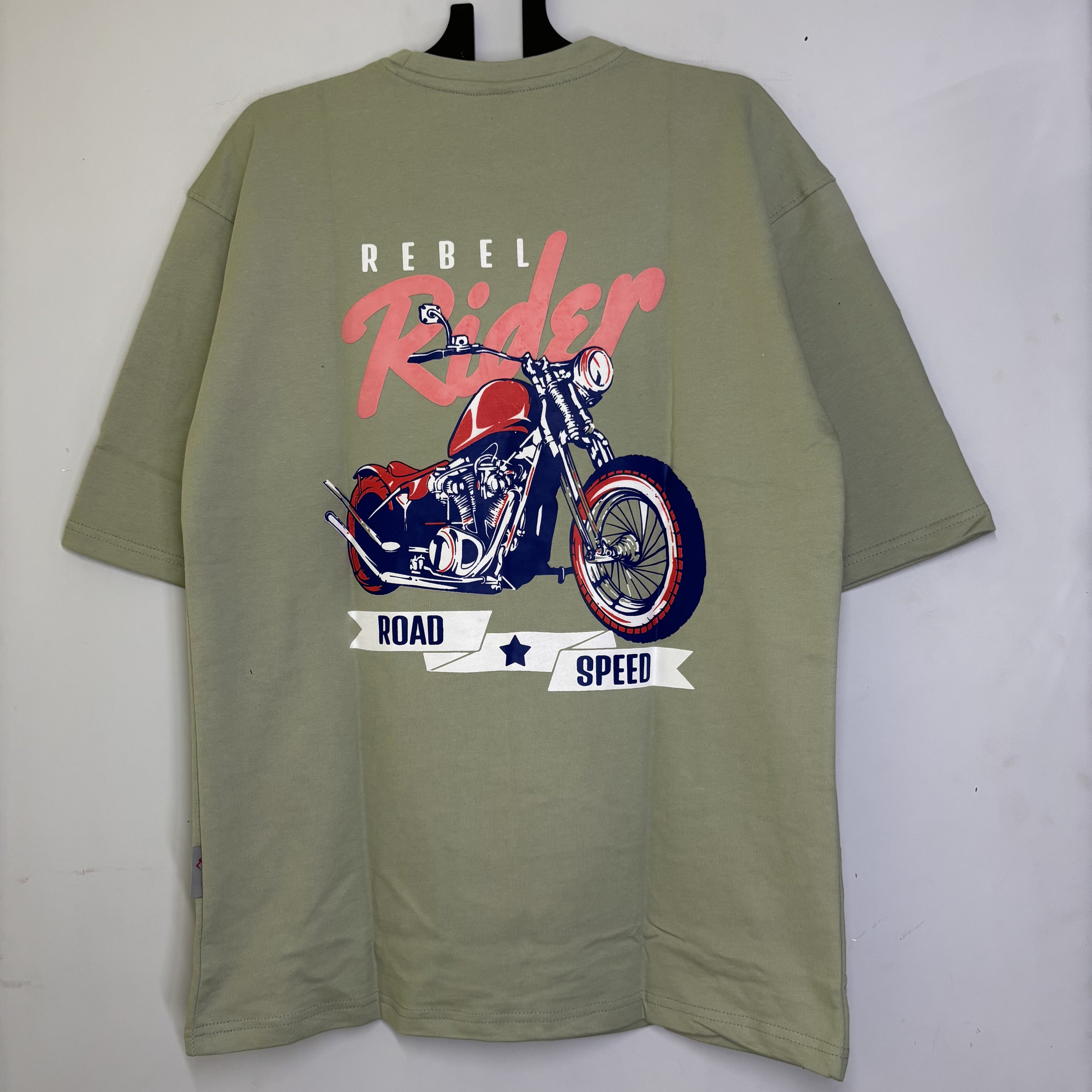 Rebel Rider Moto Tee — Original Back