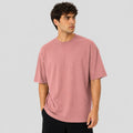 Plain Dusty Pink Oversized Dropshoulder T-Shirt