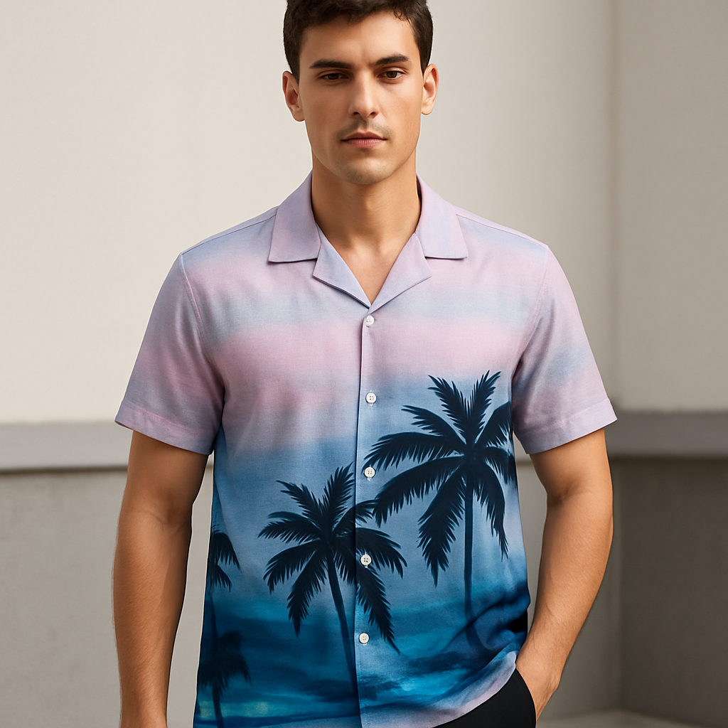 Digital Printed Shirts — AI Model Front