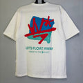 Flot Away White Color Dropshoulder T-shirt