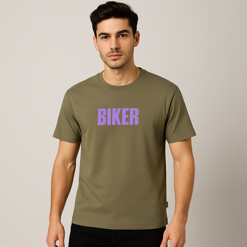 Biker's Choice Moto Tee — Model Front View