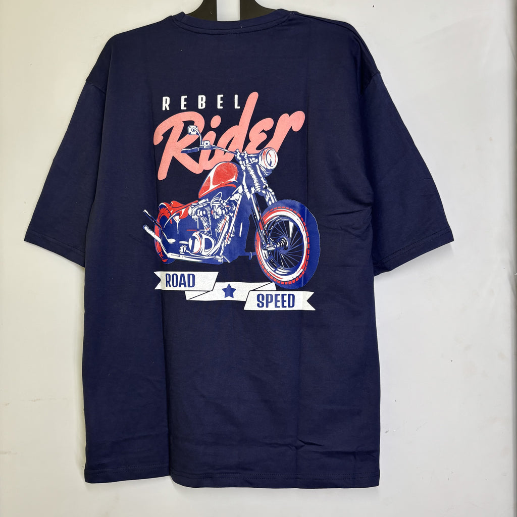 Rebel Rider Moto Tee — Original Back
