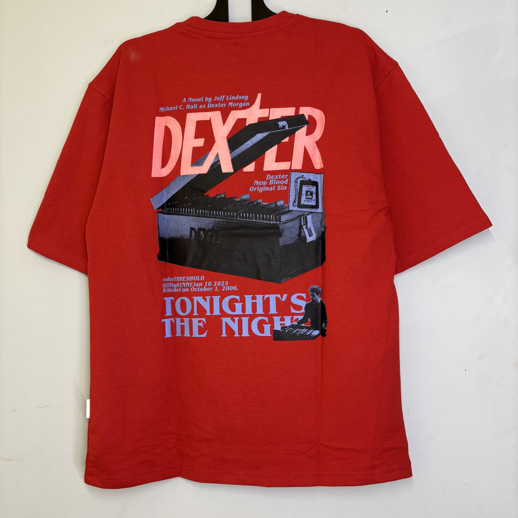 Dexter Tonight's The Night Tee — Original Back