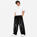 Casual Look Tribal Print Baggy Track