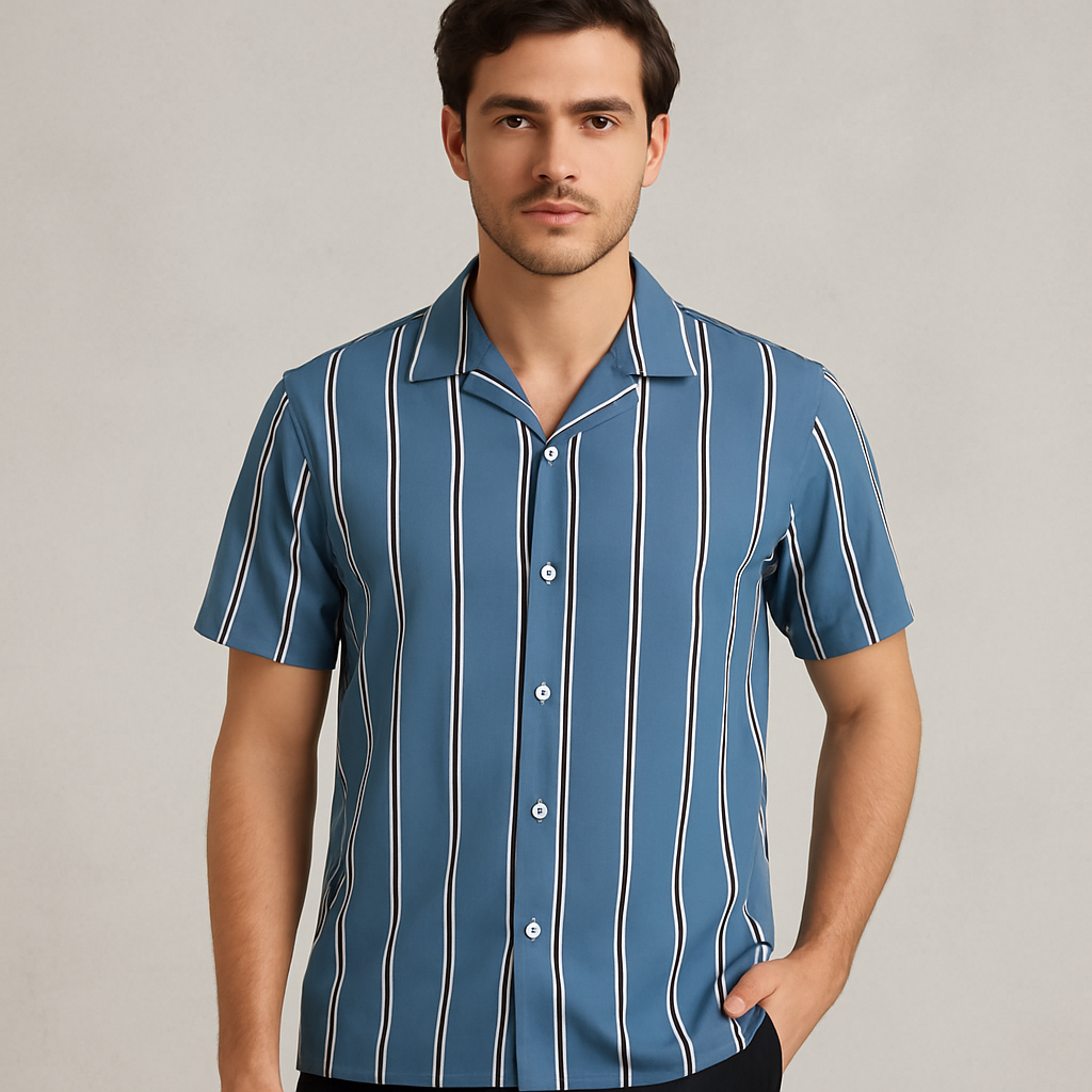 Digital Printed&nbsp  Shirts — AI Model Front