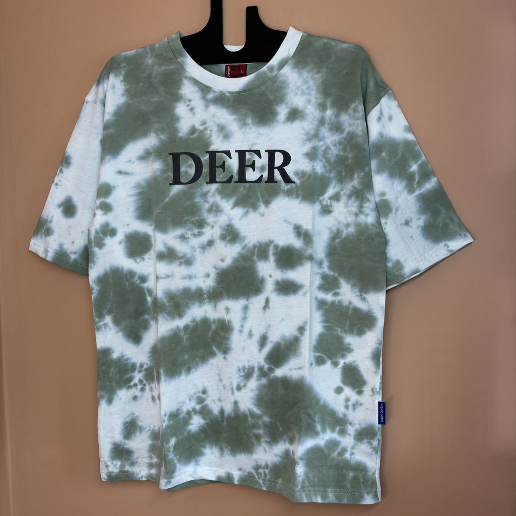 Bold Stag Tie-Dye Tee — Front