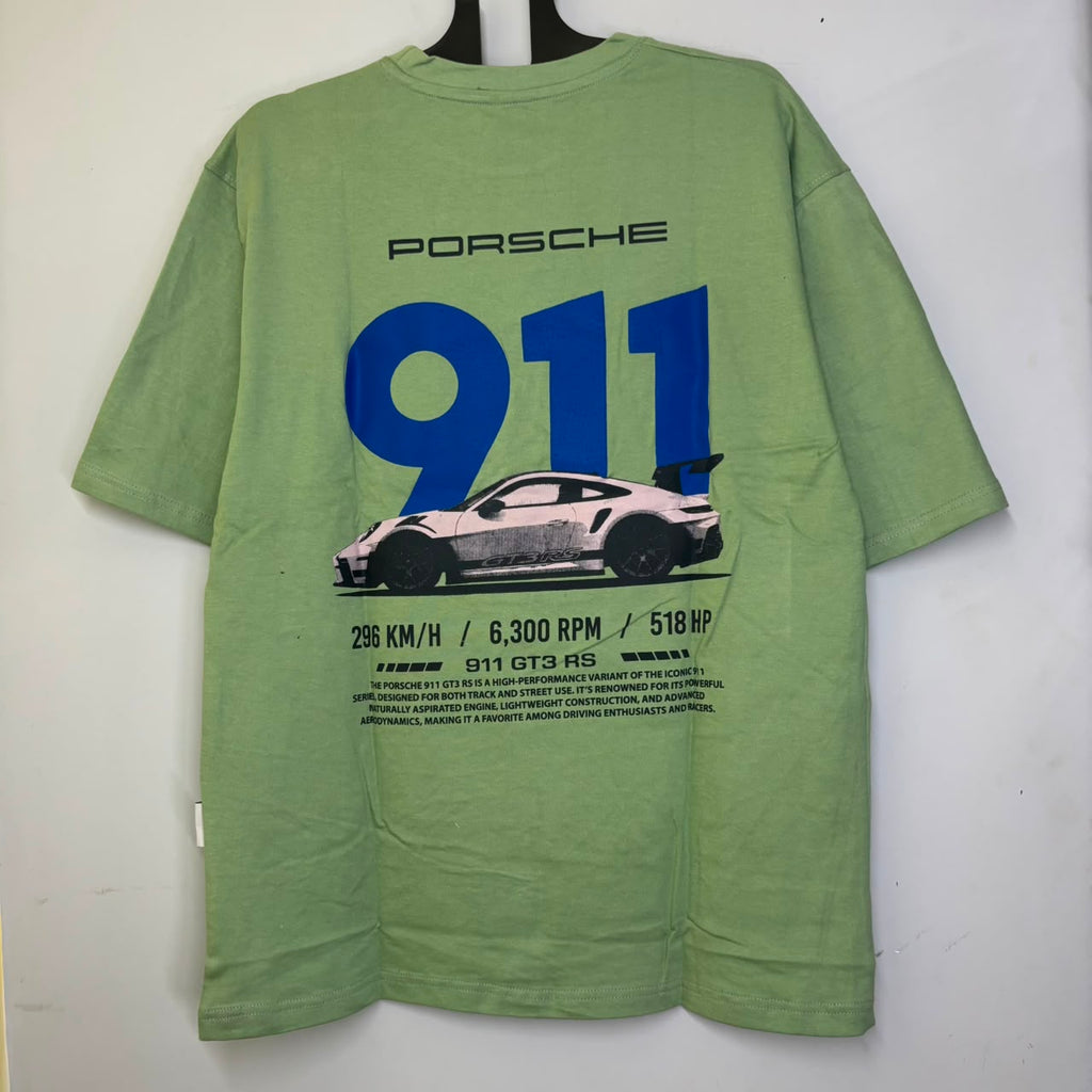 Porsche Car Dropshoulder T-shirt