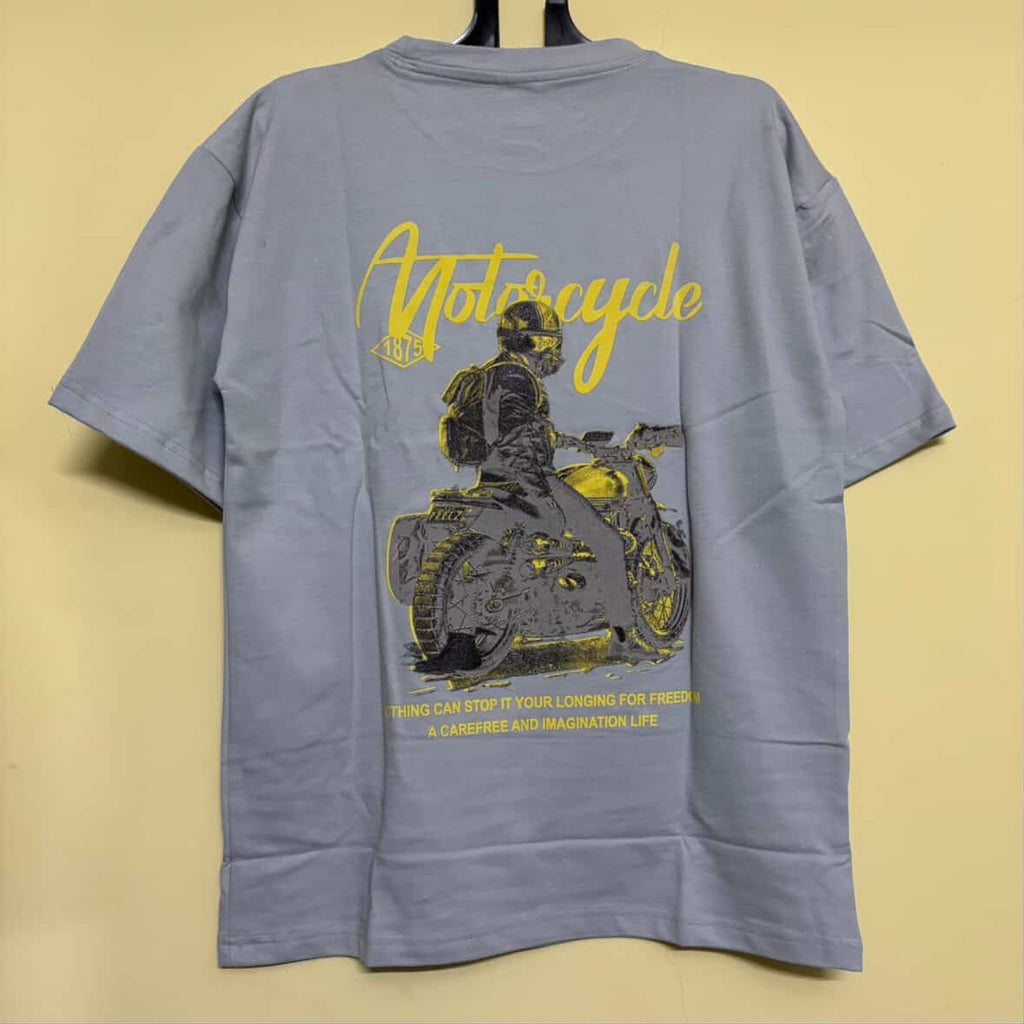 Motorcycle Dropshoulder T-shirt