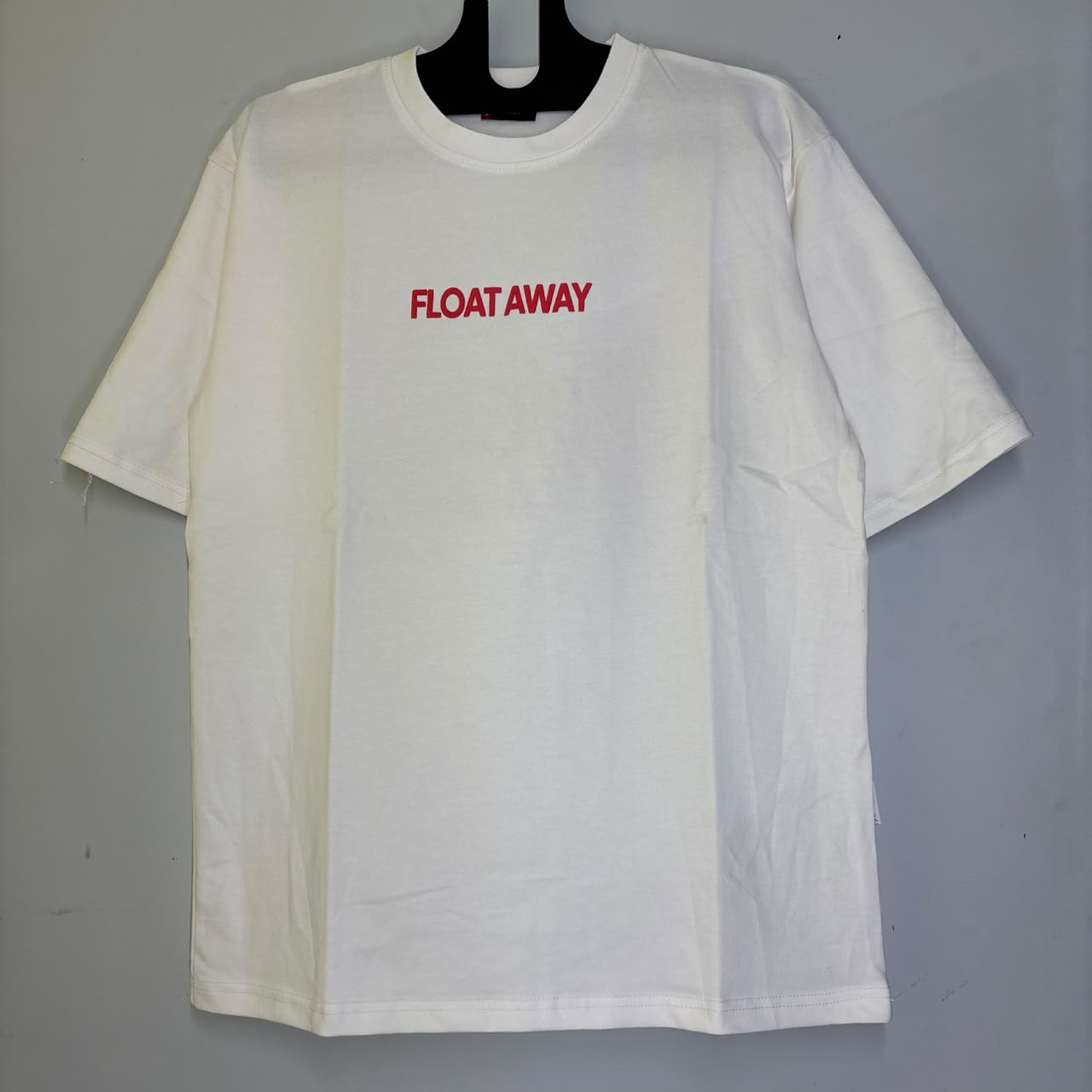 Flot Away White Color Dropshoulder T-shirt