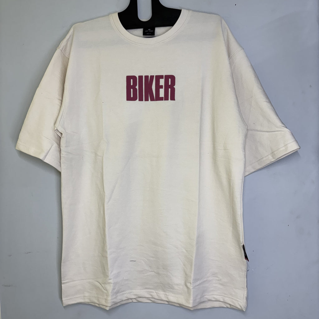 Biker Graphic Oversized Tee — Original Front