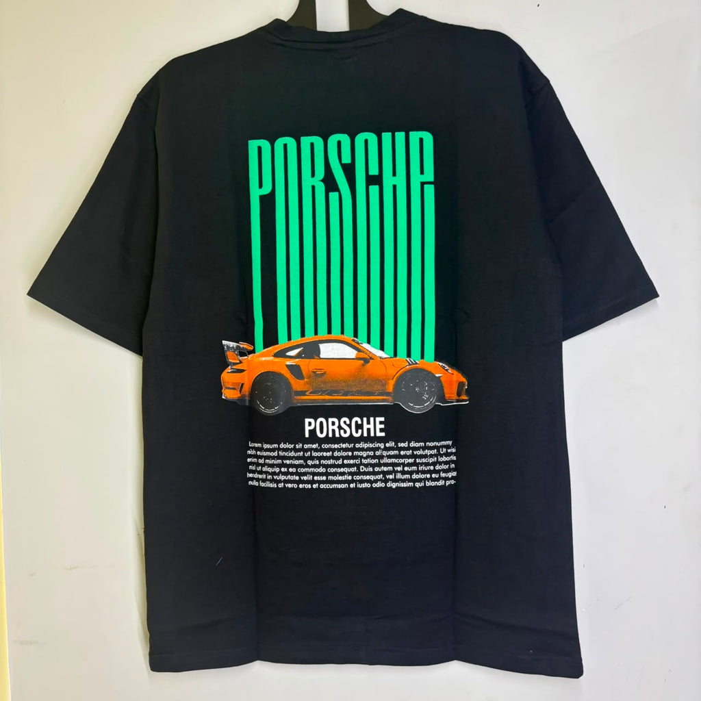 Porsche Car Dropshoulder T-shirt