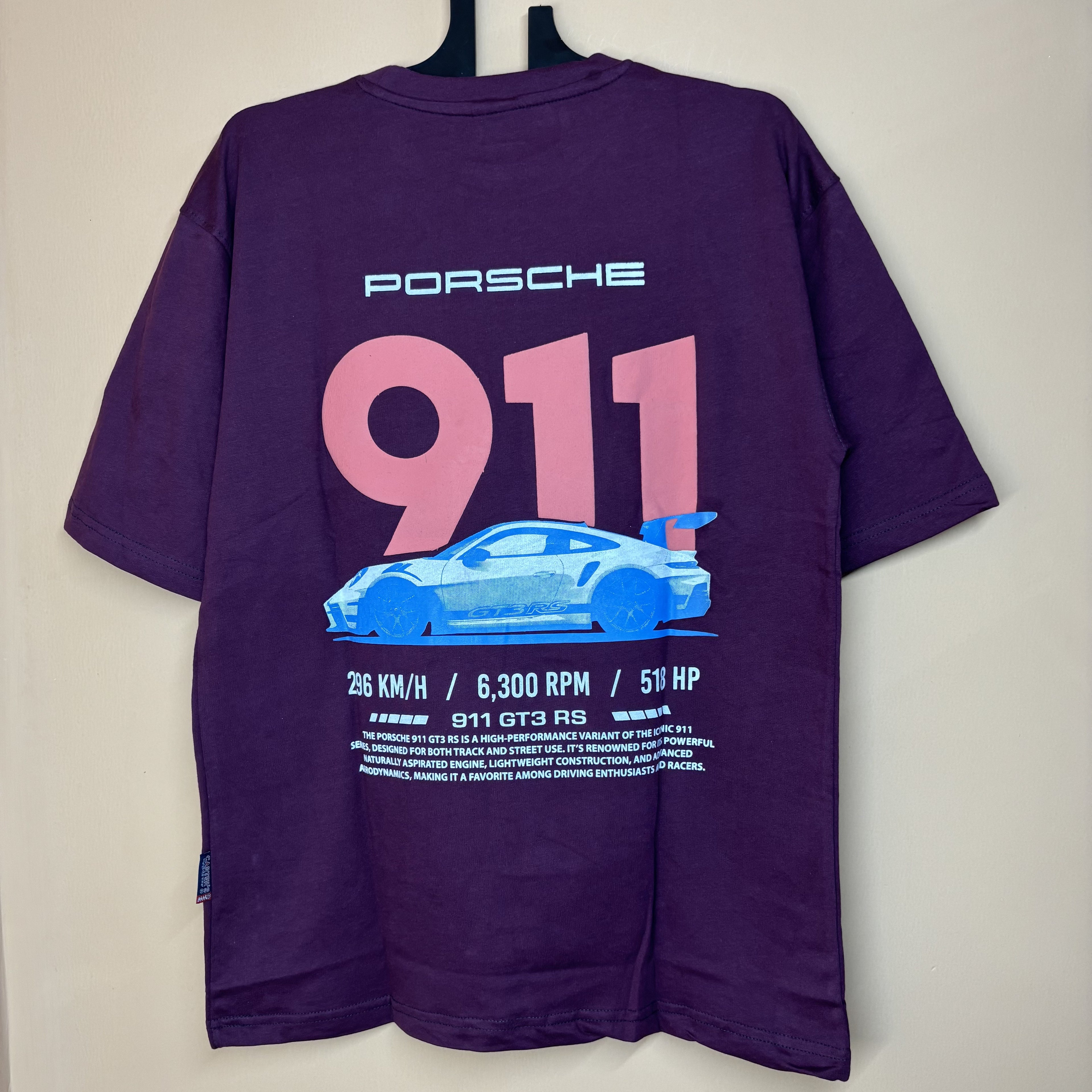 Porsche 911 GT3 RS Tee — Back
