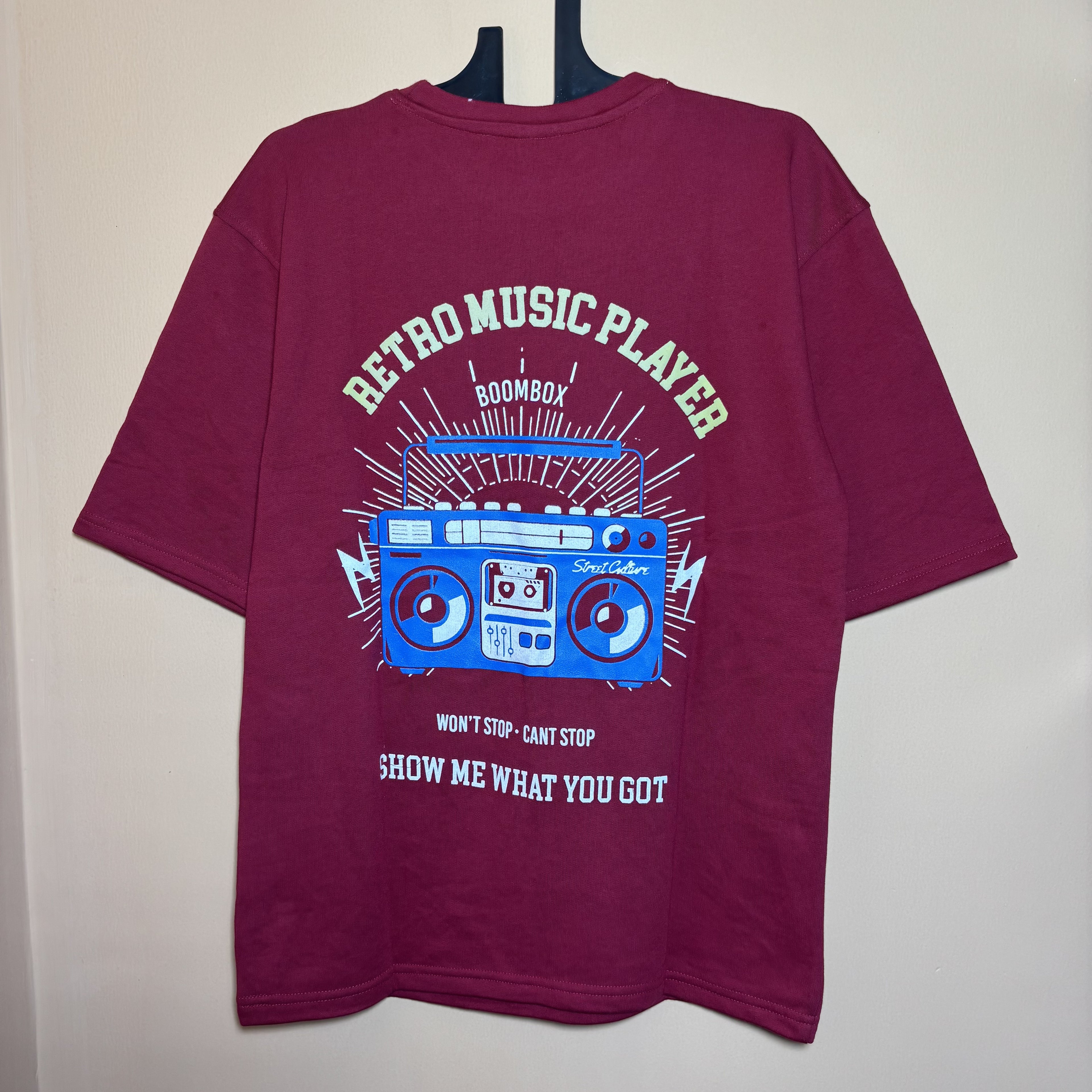 Retro Boombox T-Shirt — Back