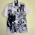 Noir Detective Button-Up Shirt — Original Front