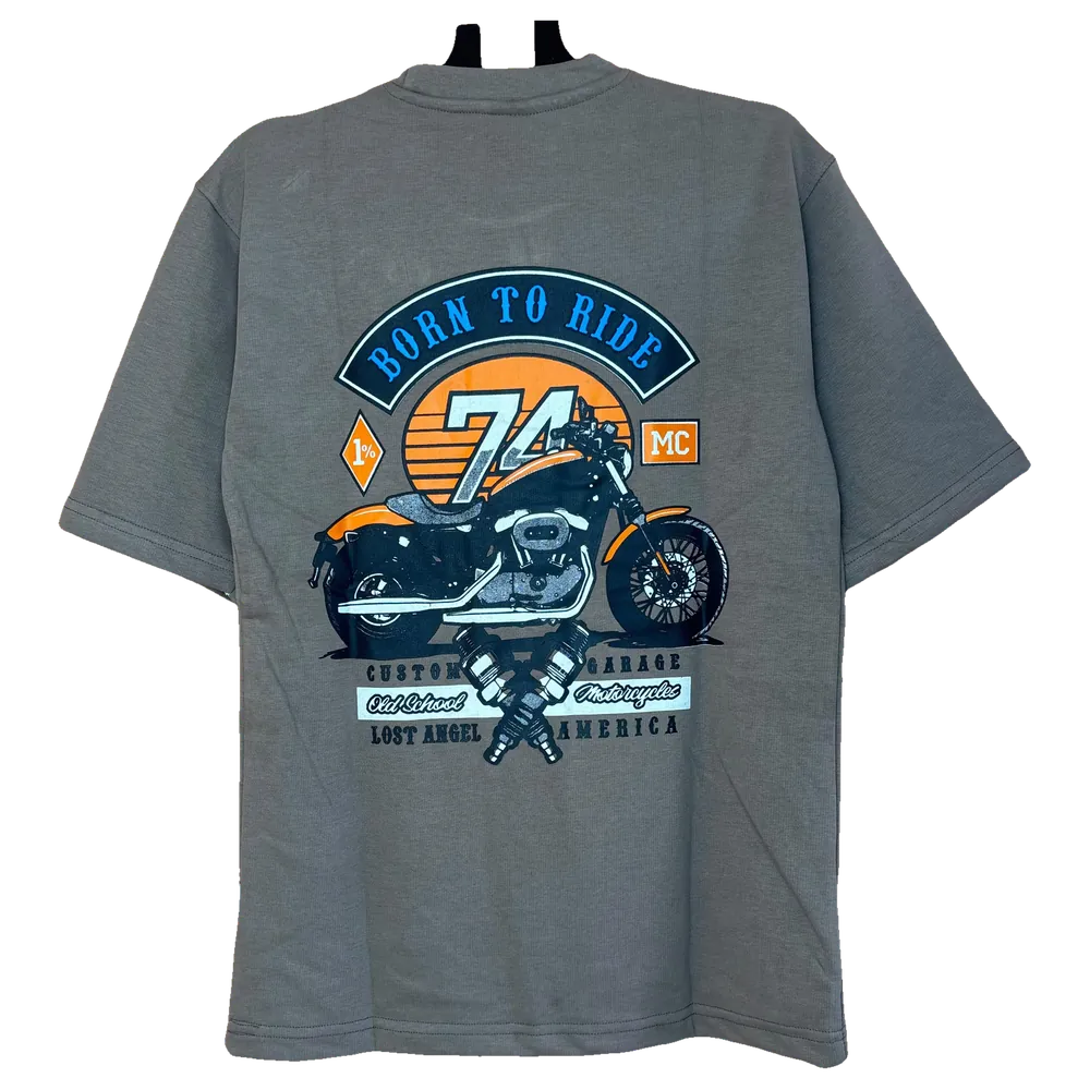 Born to Ride Tee, oversized graphic tee